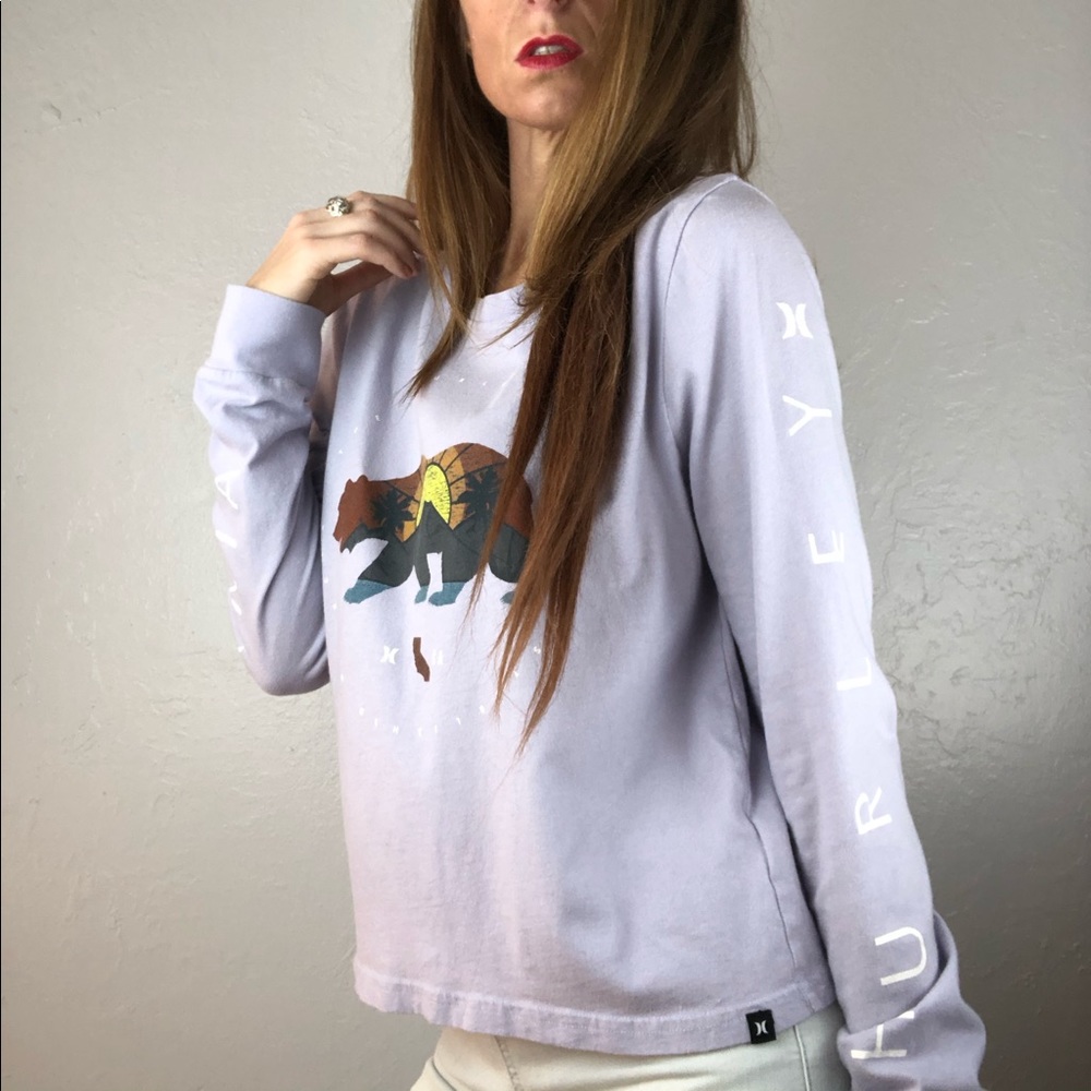 HURLEY Long Sleeve California T Shirt Medium